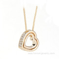 2015 New fashion jewelry heart Heart Necklace Pendant